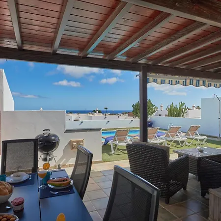 Vino, Altos - Heated Pool, Ac, Panorama Sea Views Playa Blanca